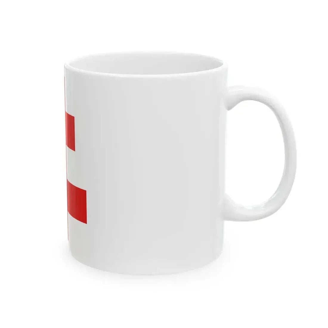 Flag of Ypres (Belgium) White Coffee Mug - Go Mug Yourself