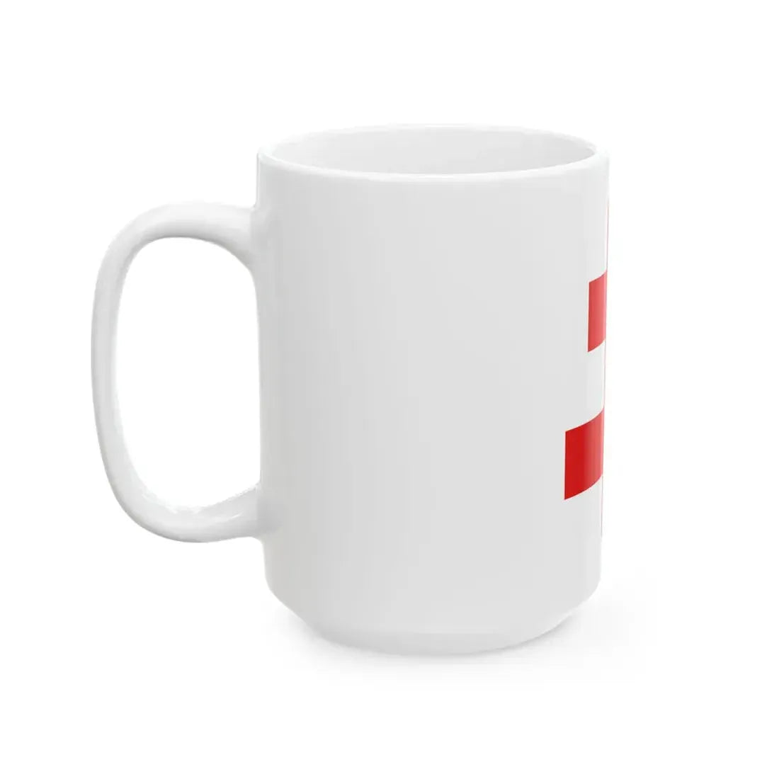 Flag of Ypres (Belgium) White Coffee Mug - Go Mug Yourself