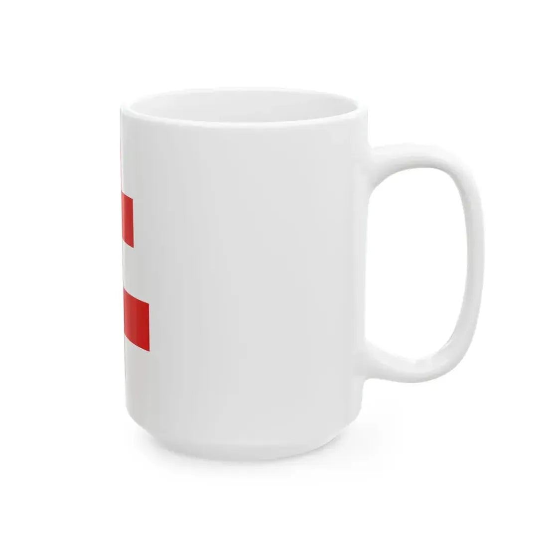 Flag of Ypres (Belgium) White Coffee Mug - Go Mug Yourself