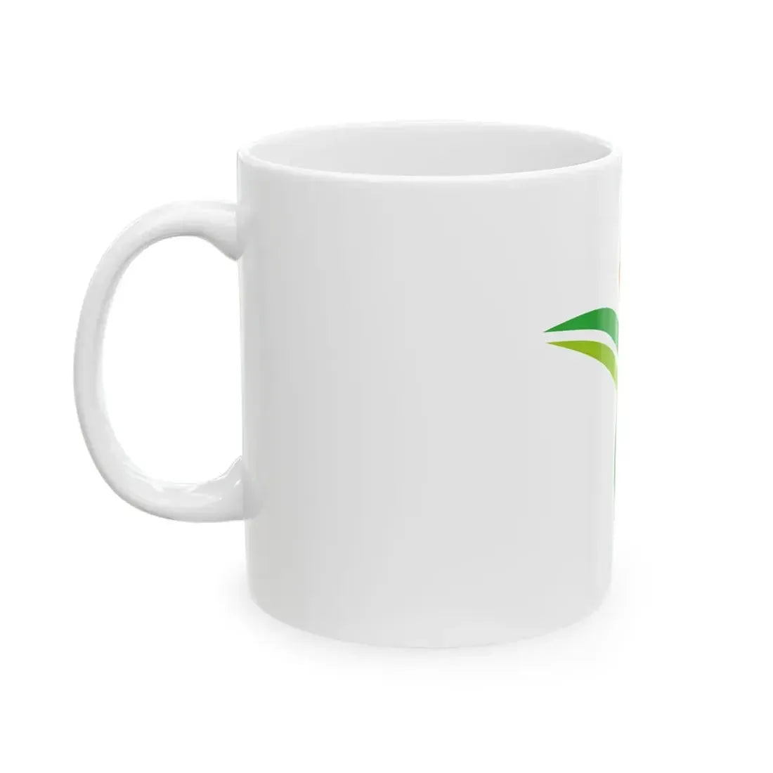 Flag of Yufu Oita no text (Japan) White Coffee Mug - Go Mug Yourself
