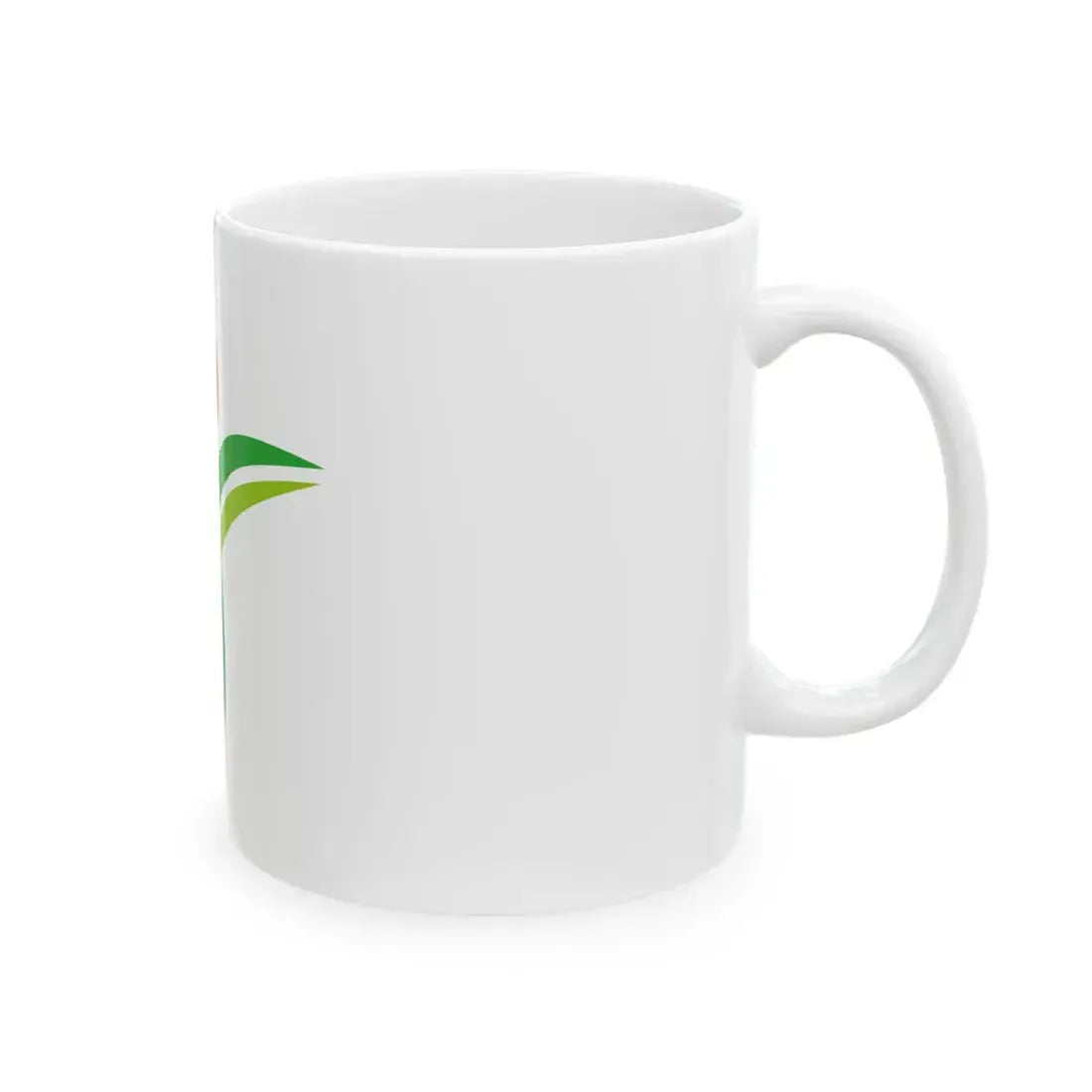 Flag of Yufu Oita no text (Japan) White Coffee Mug - Go Mug Yourself