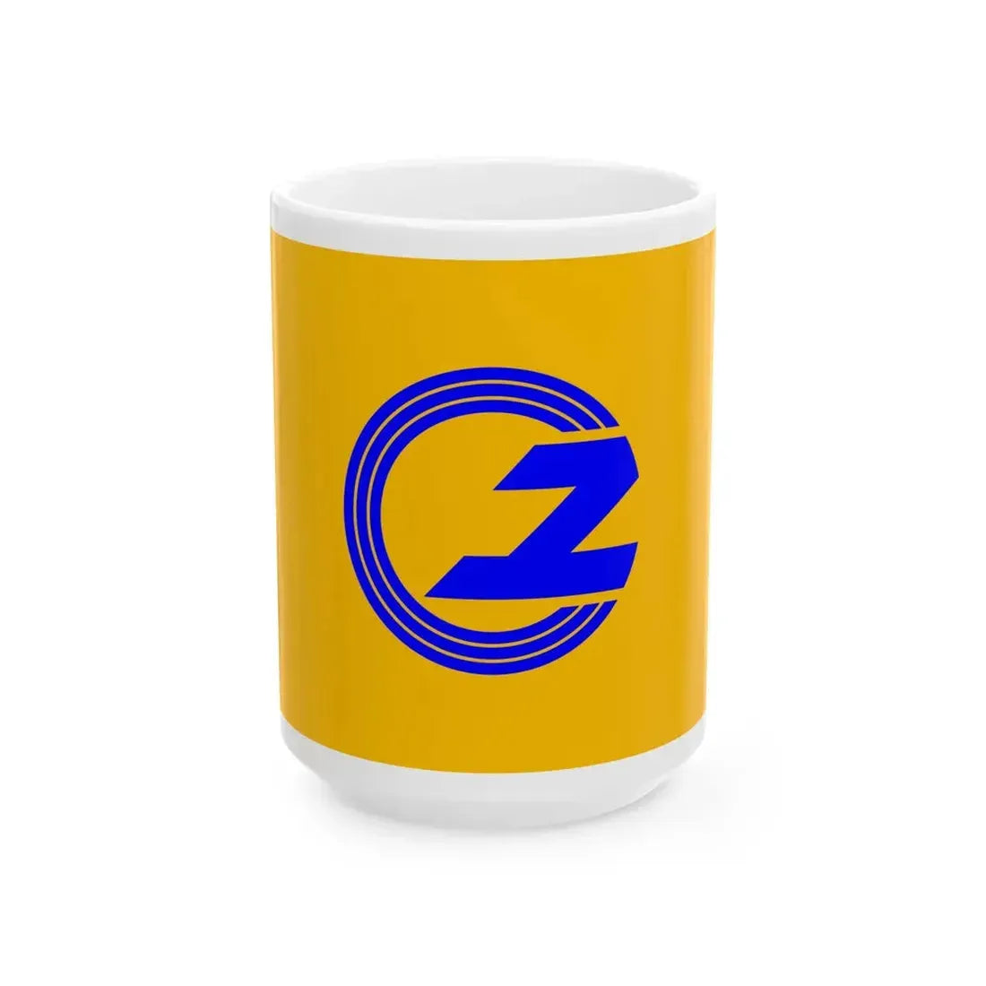 Flag of Yugawa Fukushima (Japan) White Coffee Mug 15oz - Go Mug Yourself