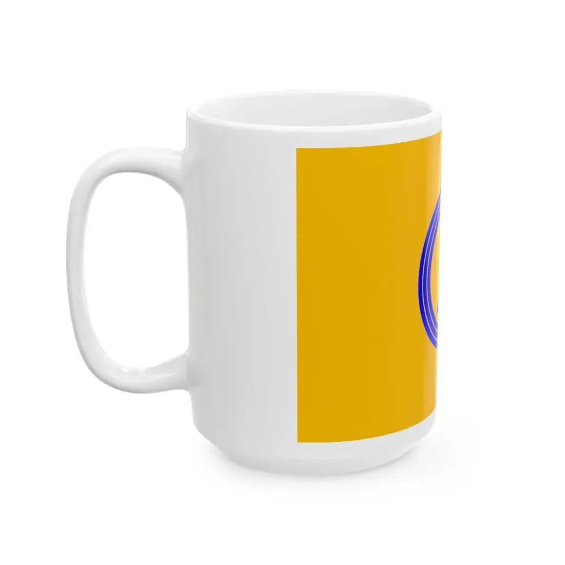 Flag of Yugawa Fukushima (Japan) White Coffee Mug - Go Mug Yourself