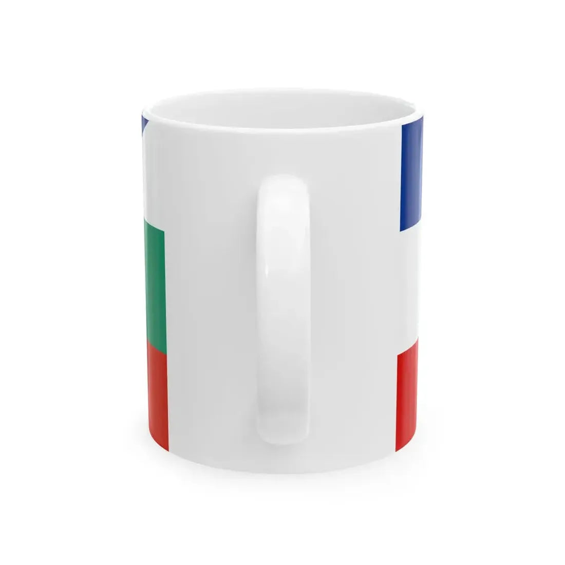 Flag of Yugoslavia and Bulgaria (Bulgaria) White Coffee Mug - Go Mug Yourself