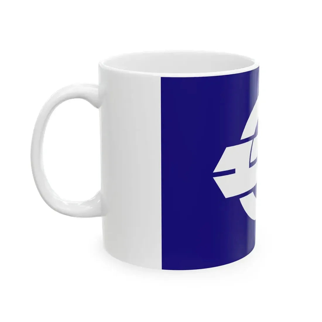 Flag of Yuki Ibaraki (Japan) White Coffee Mug - Go Mug Yourself