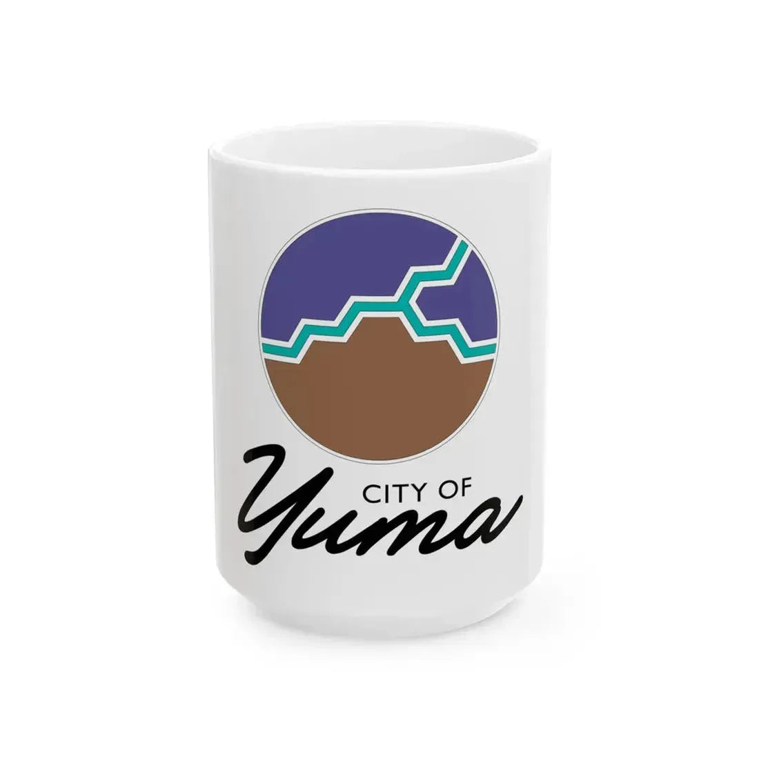Flag of Yuma Arizona (United States) White Coffee Mug 15oz - Go Mug Yourself