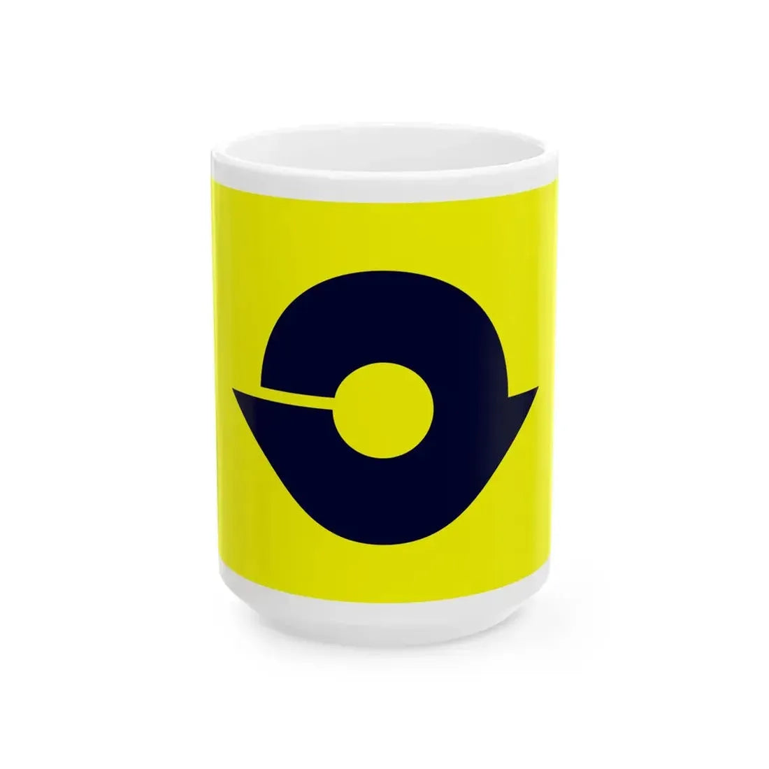 Flag of Yunomae Kumamoto (Japan) White Coffee Mug 15oz - Go Mug Yourself