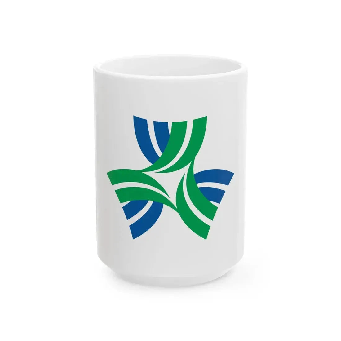 Flag of Yurihama Tottori (Japan) White Coffee Mug 15oz - Go Mug Yourself