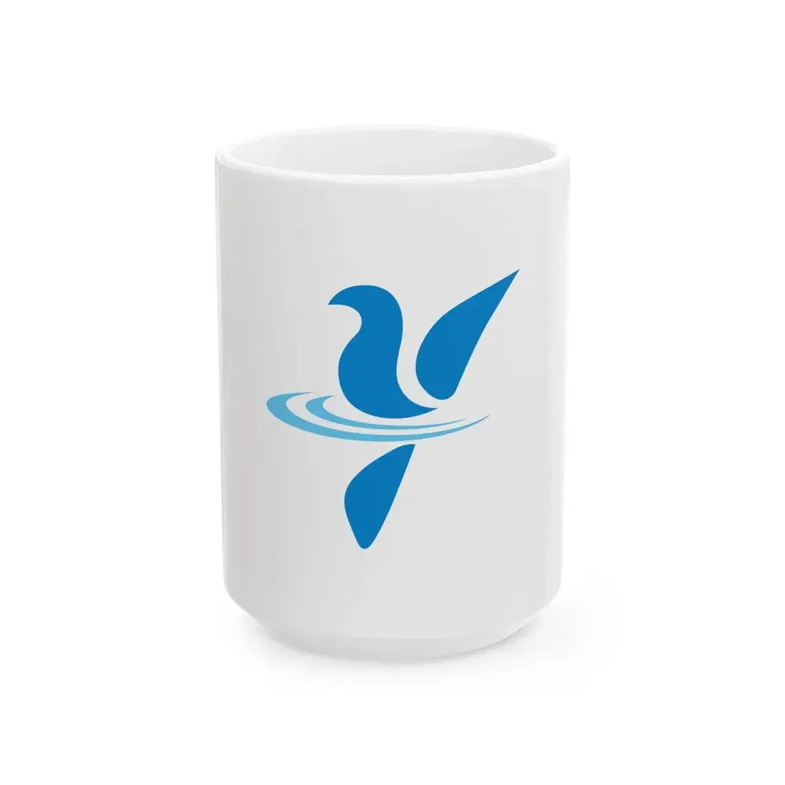 Flag of Yusui Kagoshima (Japan) White Coffee Mug 15oz - Go Mug Yourself