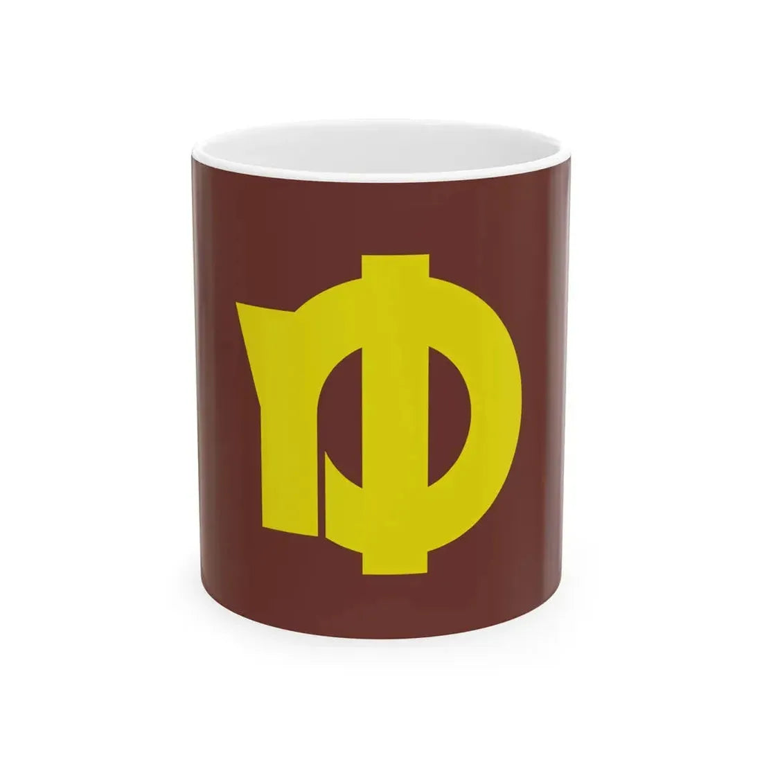 Flag of Yuzawa Niigata gold (Japan) White Coffee Mug 11oz - Go Mug Yourself