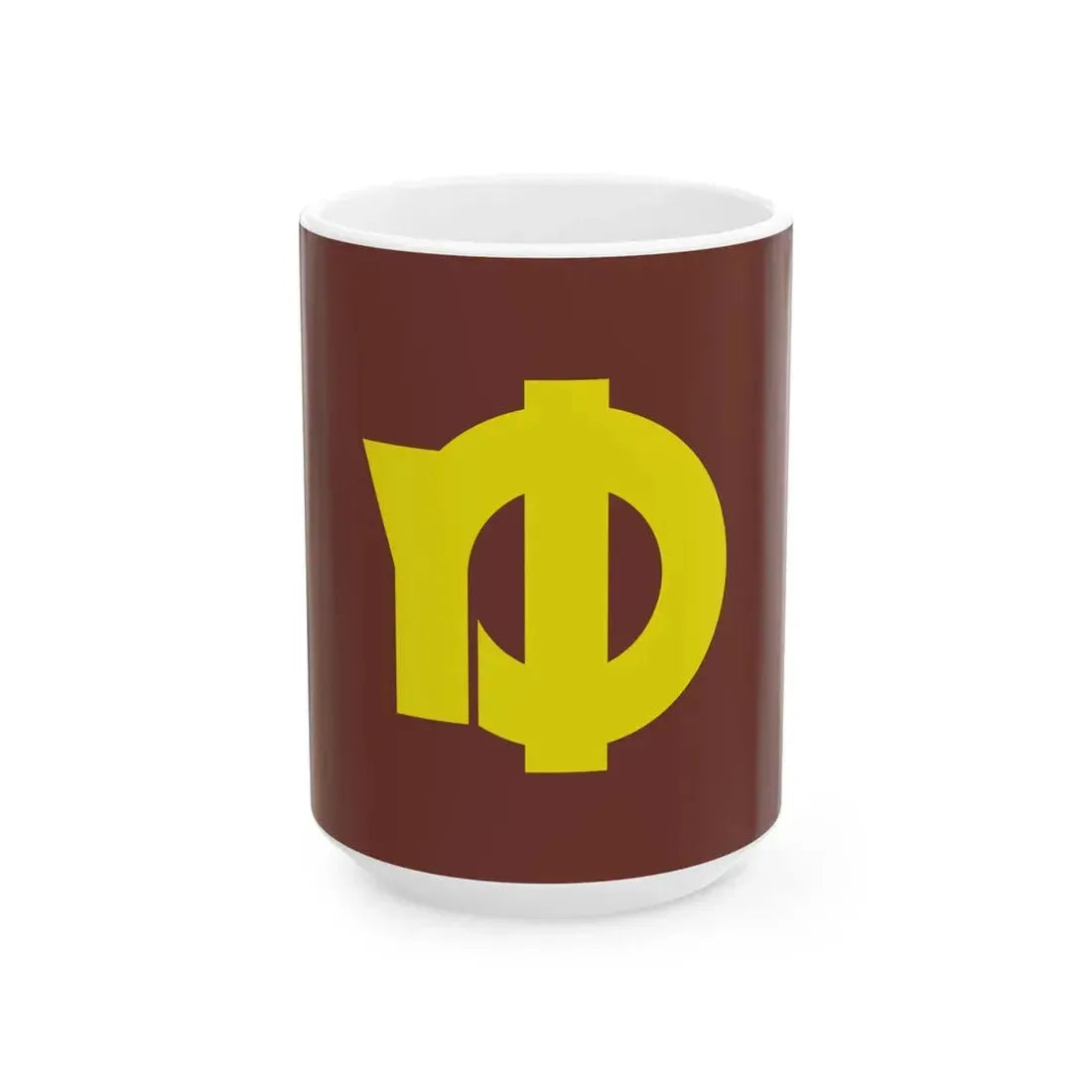 Flag of Yuzawa Niigata gold (Japan) White Coffee Mug 15oz - Go Mug Yourself