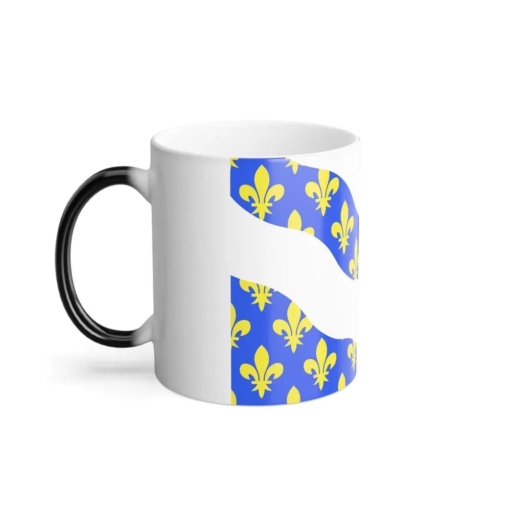 Flag of Yvelines France - Color Changing Coffee Mug - Go Mug Yourself
