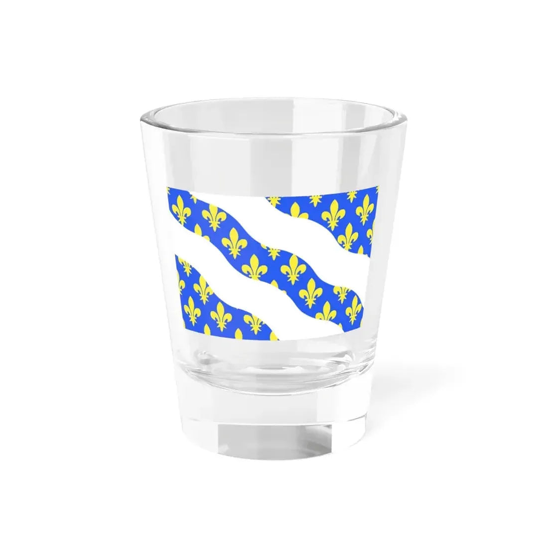 Flag of Yvelines France - Shot Glass 1.5oz 1.5oz - Go Mug Yourself