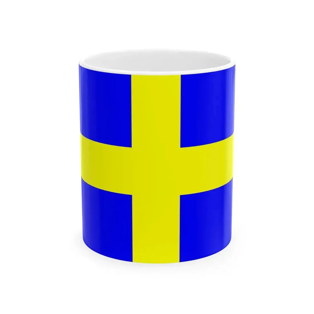 Flag of Yvoire (France) White Coffee Mug 11oz - Go Mug Yourself