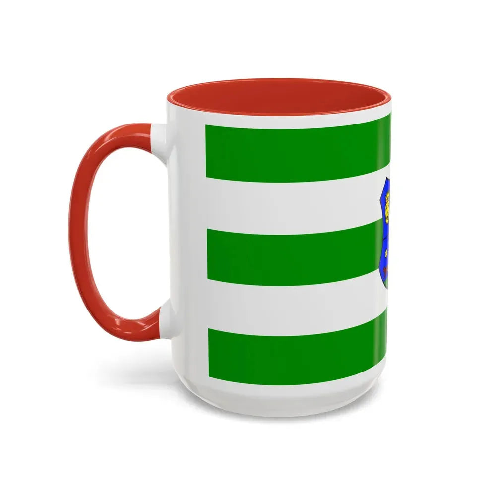 Flag of Zagreb County Croatia - Accent Coffee Mug - Go Mug Yourself