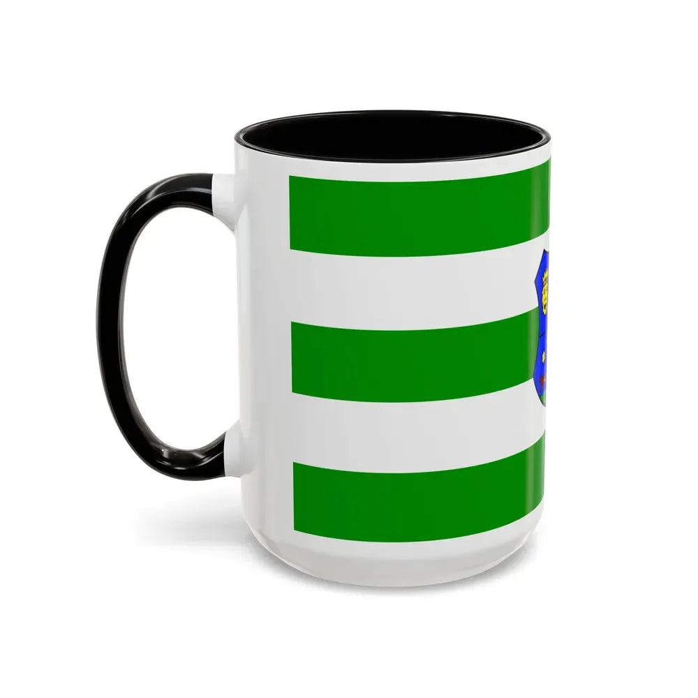 Flag of Zagreb County Croatia - Accent Coffee Mug - Go Mug Yourself