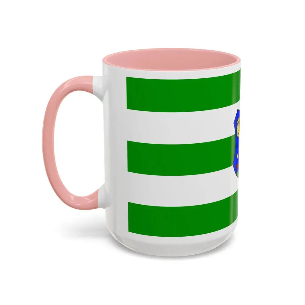 Flag of Zagreb County Croatia - Accent Coffee Mug - Go Mug Yourself