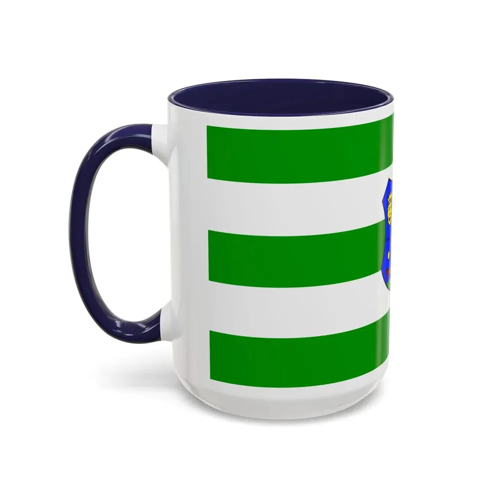 Flag of Zagreb County Croatia - Accent Coffee Mug - Go Mug Yourself