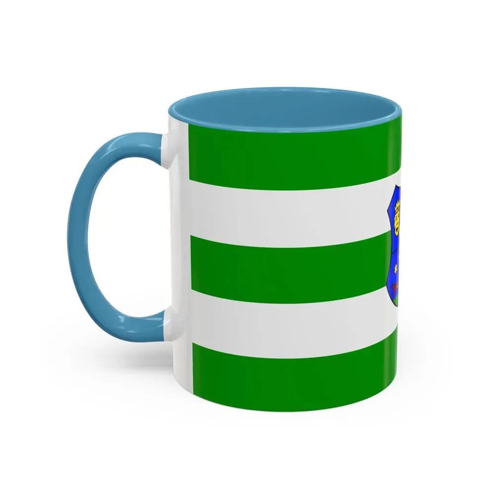 Flag of Zagreb County Croatia - Accent Coffee Mug - Go Mug Yourself