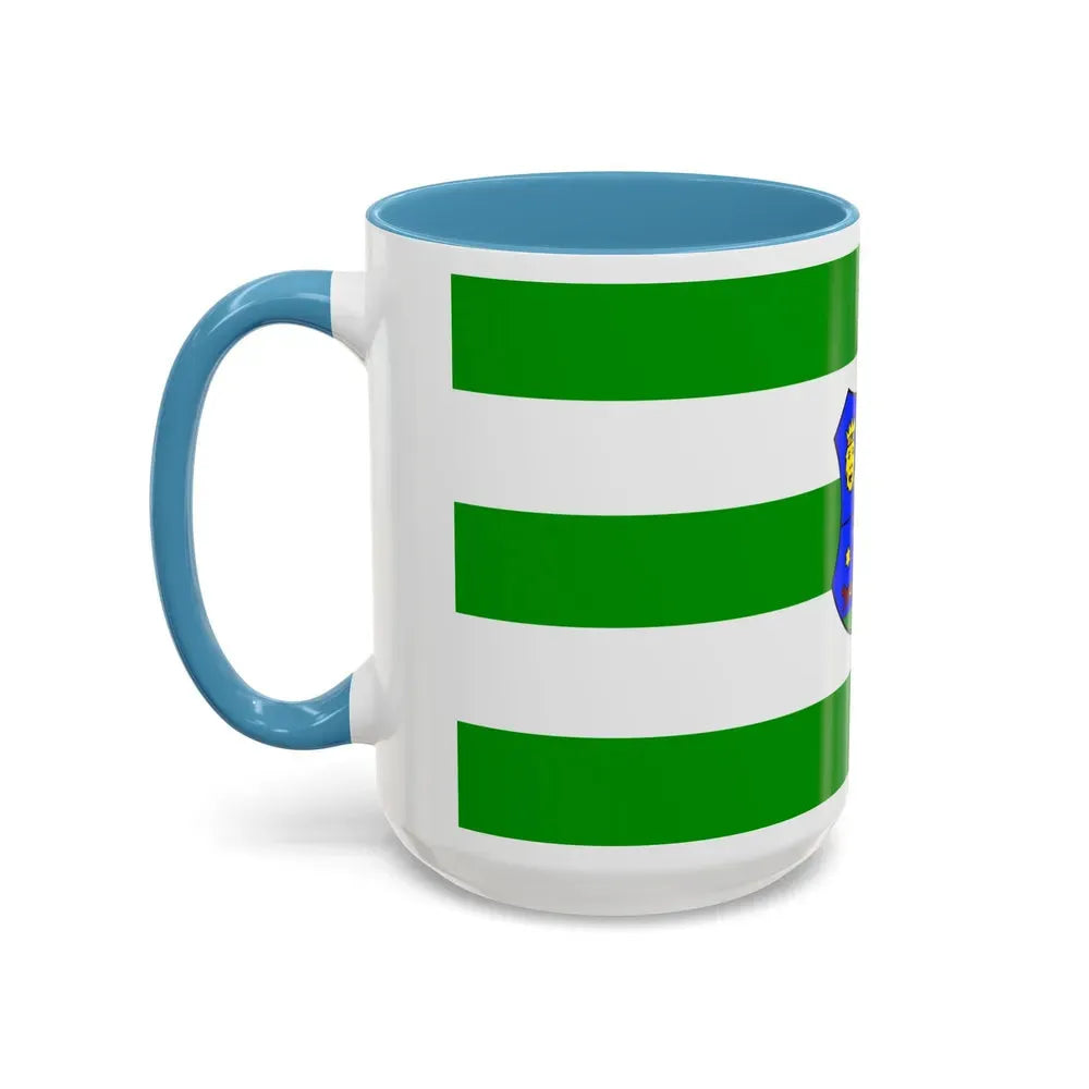 Flag of Zagreb County Croatia - Accent Coffee Mug - Go Mug Yourself