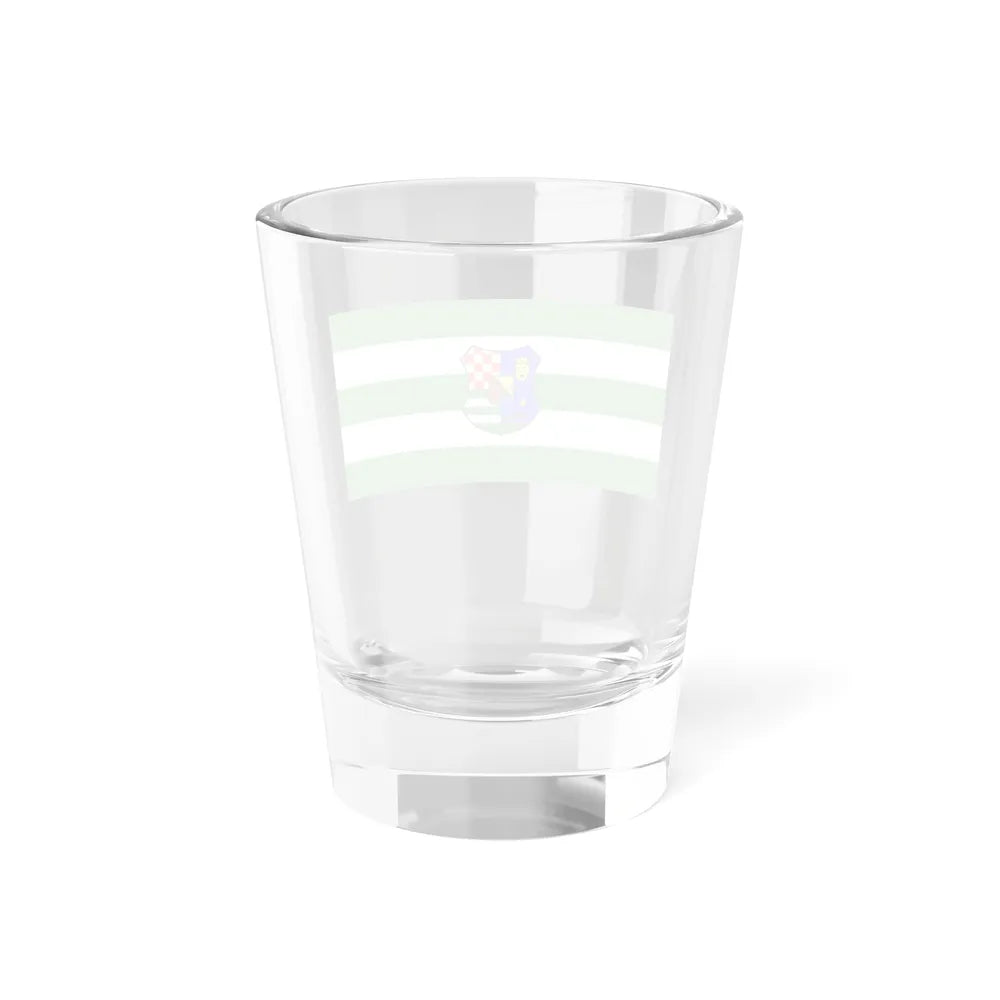 Flag of Zagreb County Croatia - Shot Glass 1.5oz - Go Mug Yourself