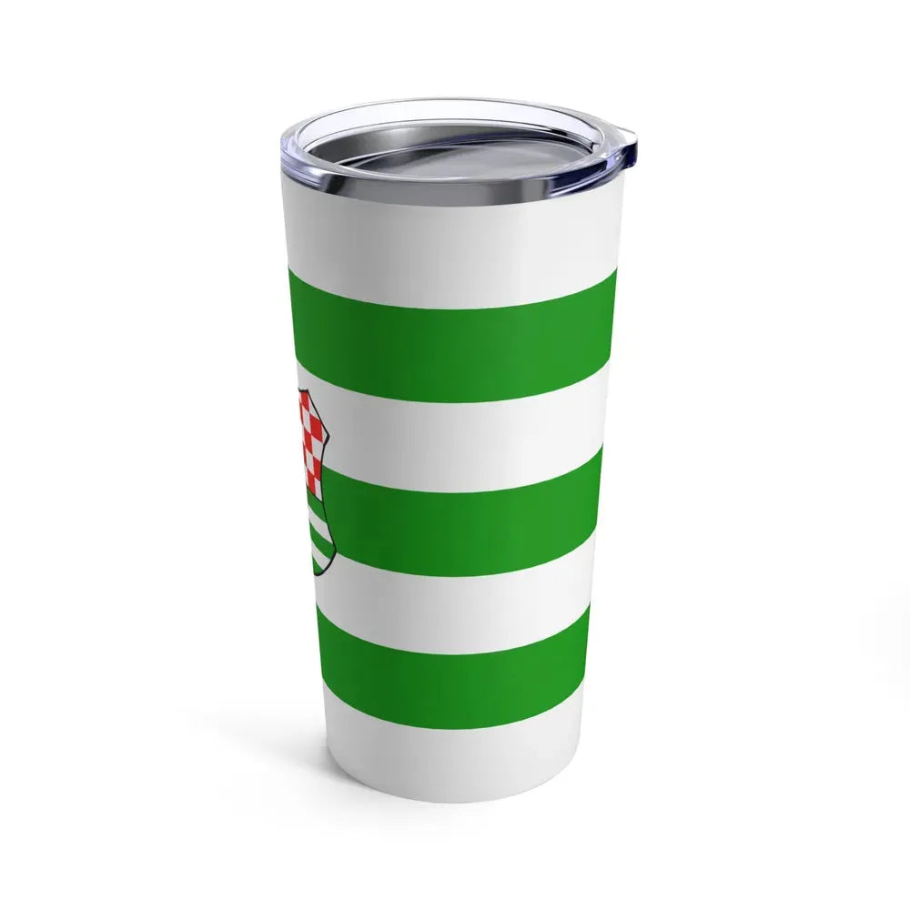 Flag of Zagreb County Croatia - Tumbler 20oz - Go Mug Yourself