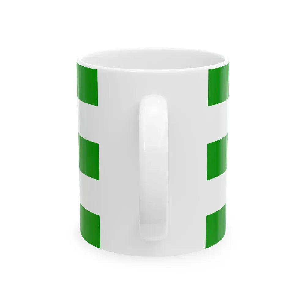 Flag of Zagreb County Croatia - White Coffee Mug - Go Mug Yourself