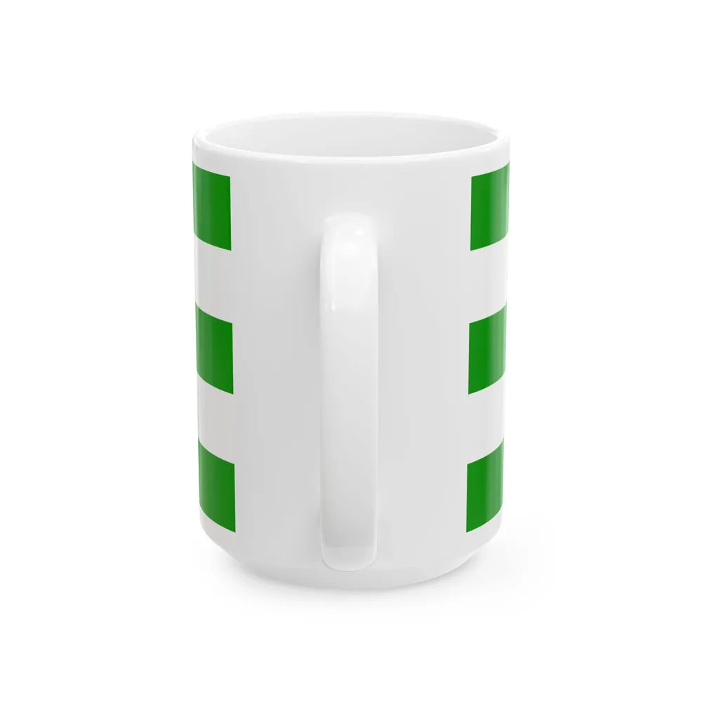 Flag of Zagreb County (Croatia) White Coffee Mug - Go Mug Yourself