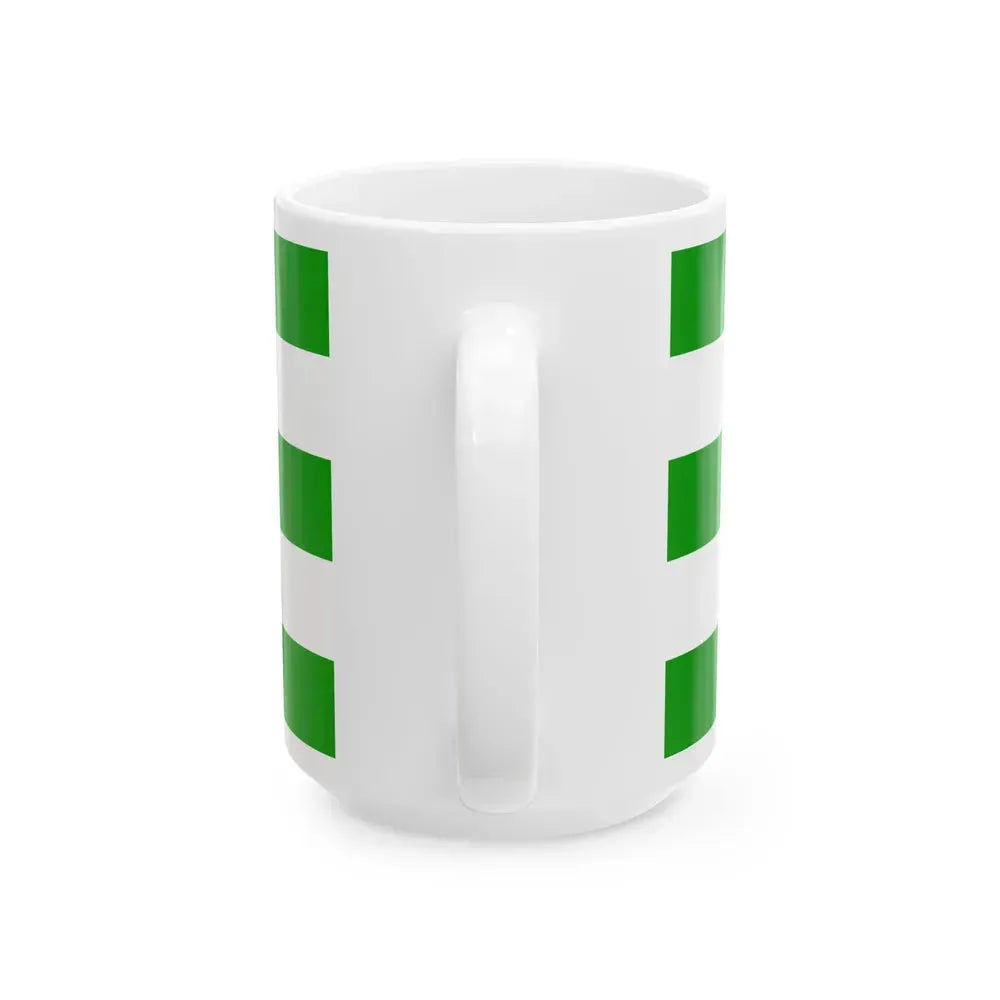 Flag of Zagreb County Croatia - White Coffee Mug - Go Mug Yourself