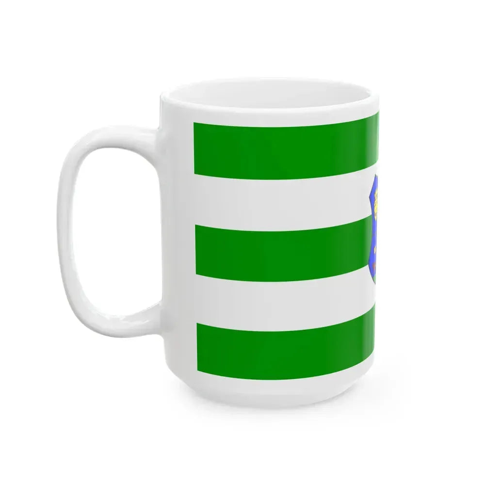 Flag of Zagreb County Croatia - White Coffee Mug - Go Mug Yourself