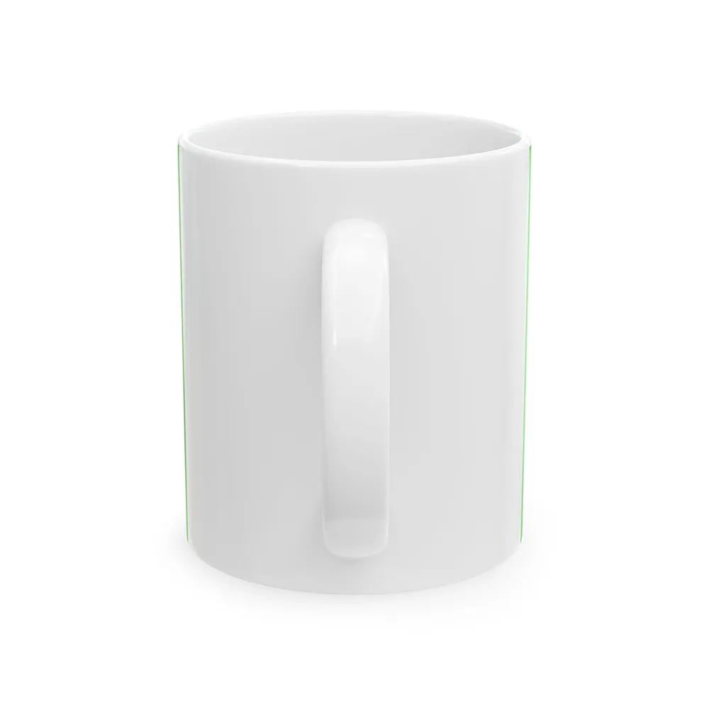 Flag of Zaire 1971-1997 (Congo) White Coffee Mug - Go Mug Yourself