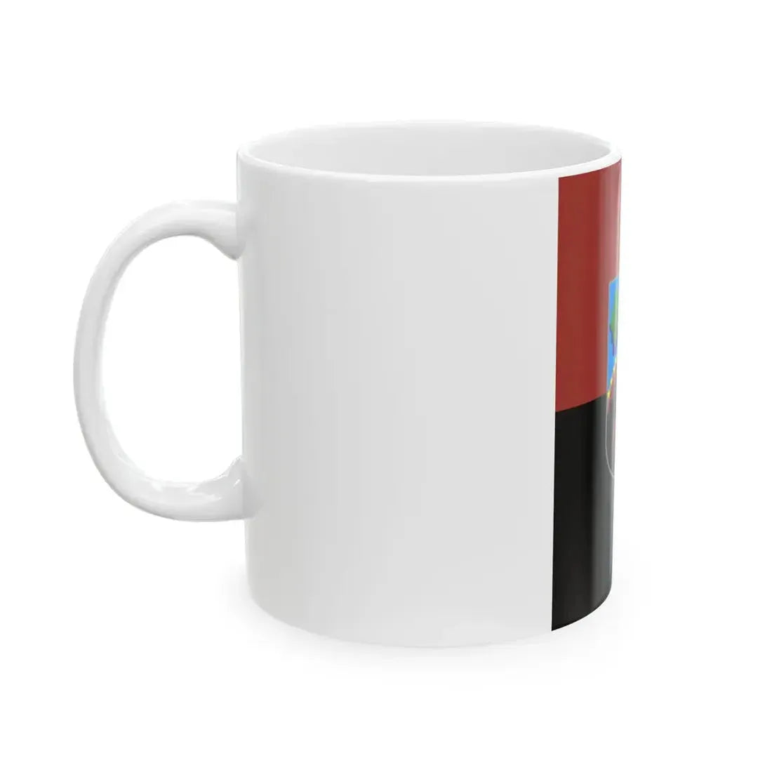 Flag of Zajas Municipality North Macedonia (North Macedonia) White Coffee Mug - Go Mug Yourself