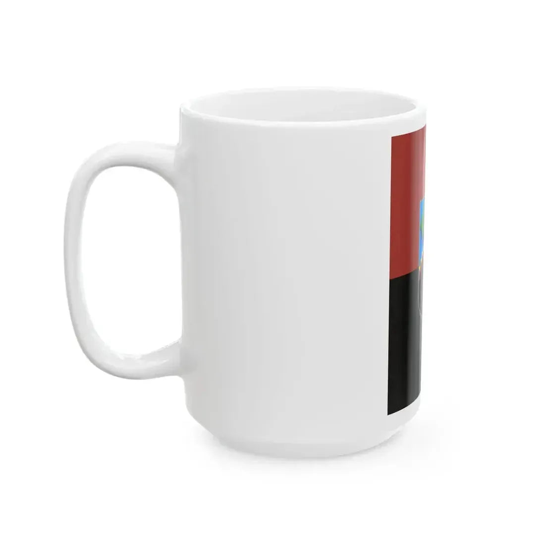 Flag of Zajas Municipality North Macedonia (North Macedonia) White Coffee Mug - Go Mug Yourself