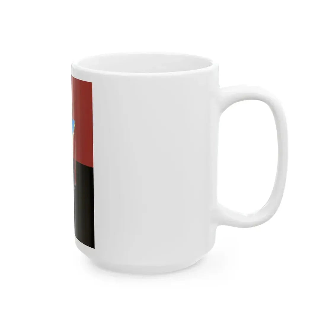 Flag of Zajas Municipality North Macedonia (North Macedonia) White Coffee Mug - Go Mug Yourself