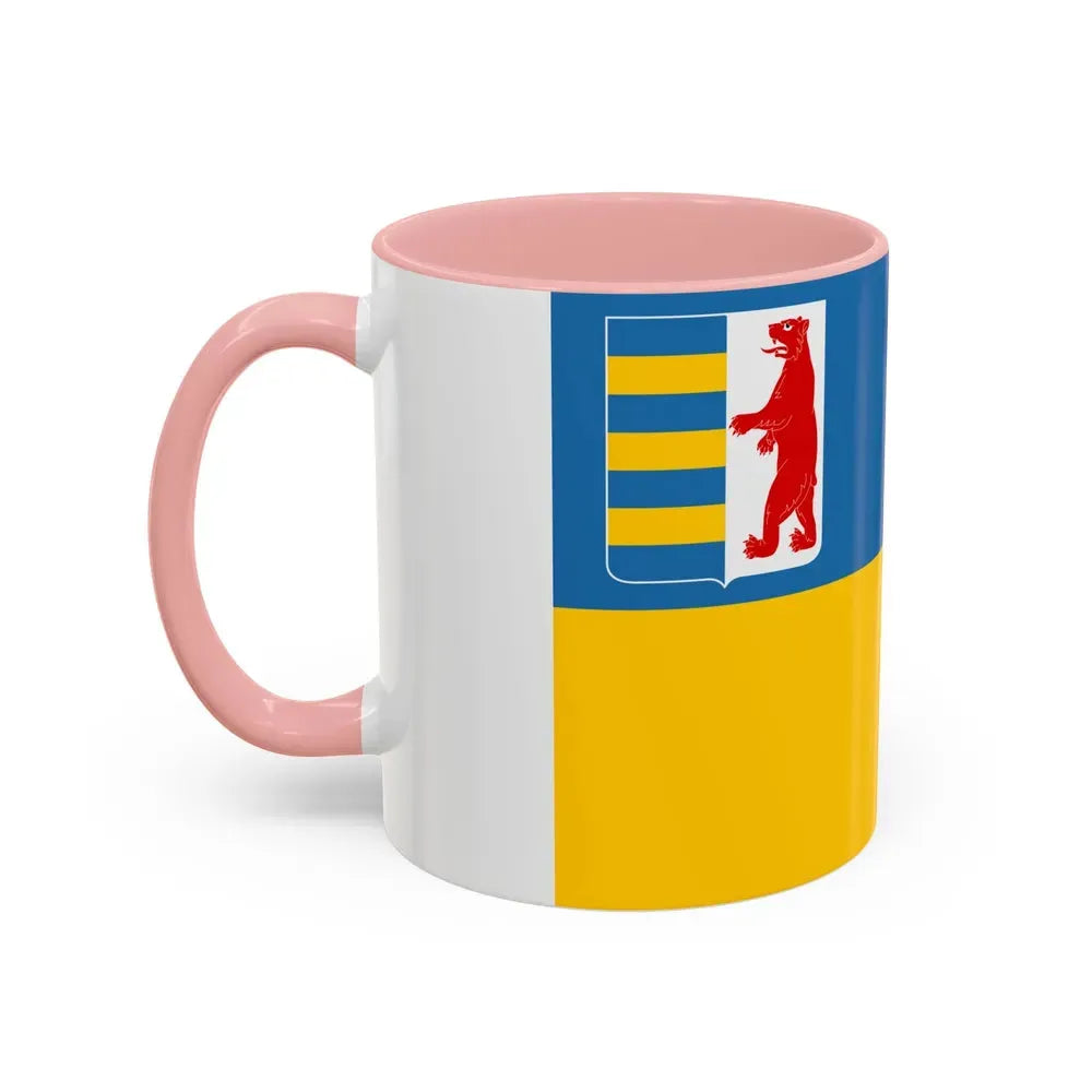Flag of Zakarpattia Oblast Ukraine - Accent Coffee Mug - Go Mug Yourself