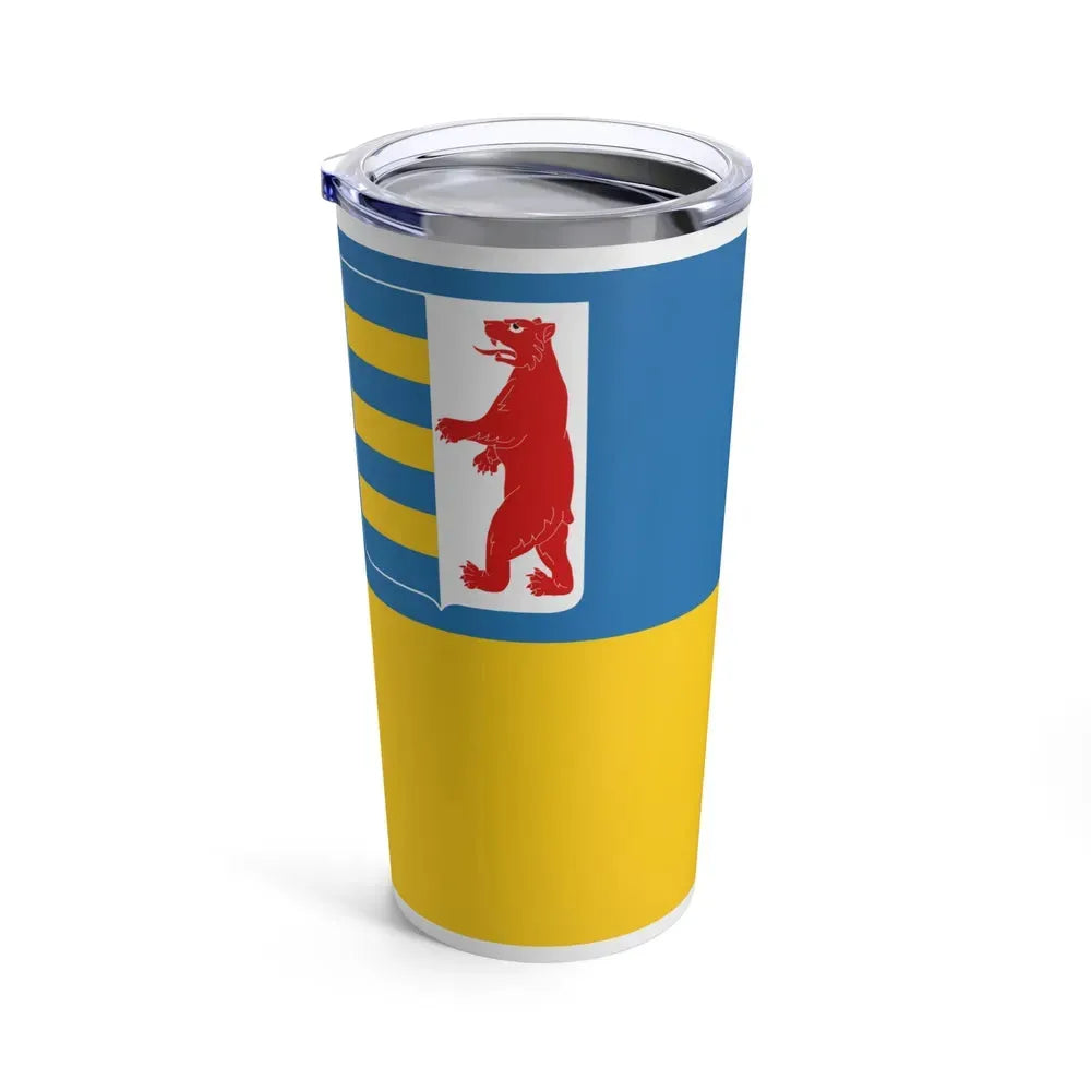 Flag of Zakarpattia Oblast Ukraine - Tumbler 20oz - Go Mug Yourself