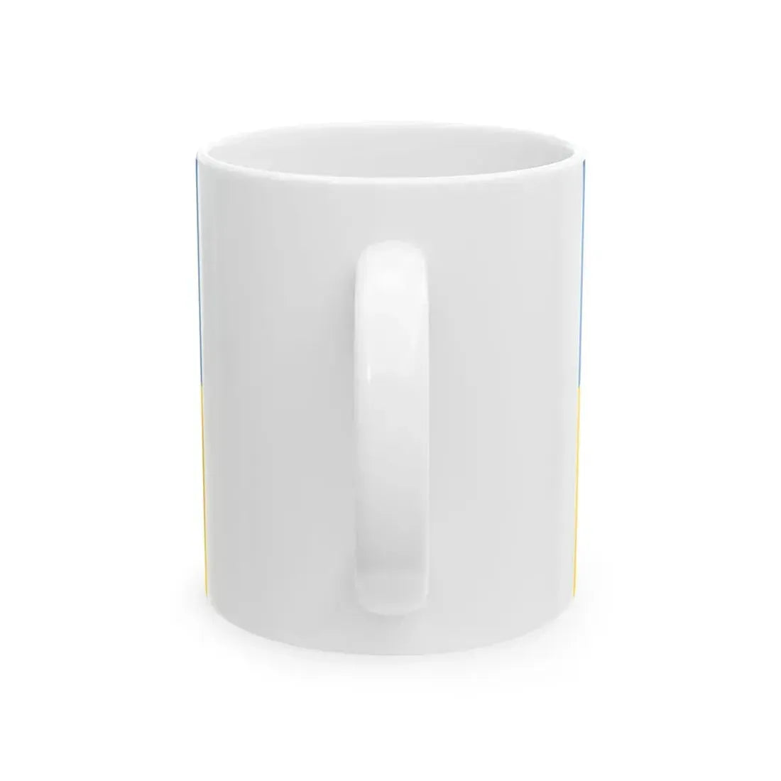 Flag of Zakarpattia Oblast Ukraine - White Coffee Mug - Go Mug Yourself