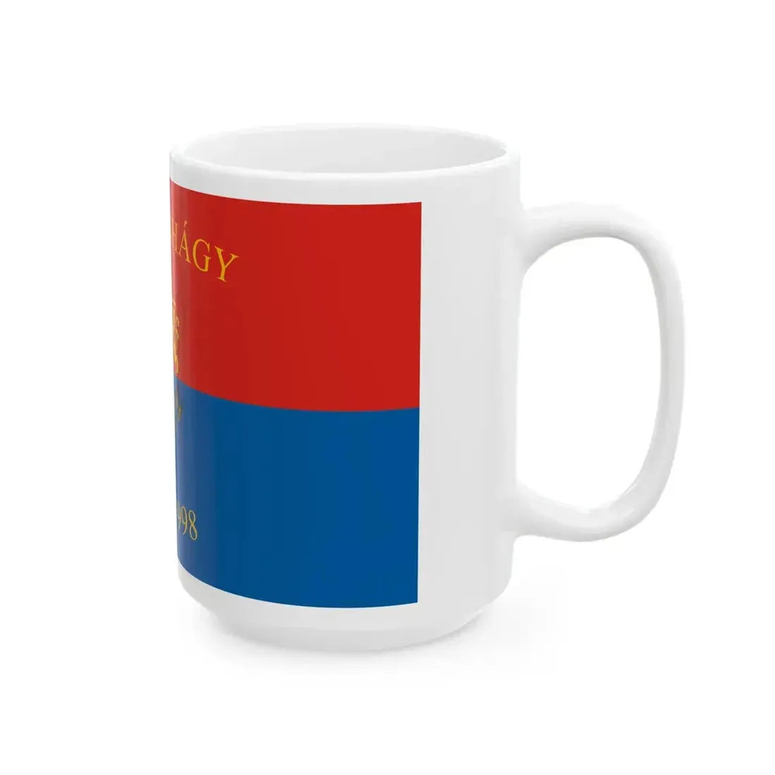 Flag of Zalahashagy (Hungary) White Coffee Mug - Go Mug Yourself