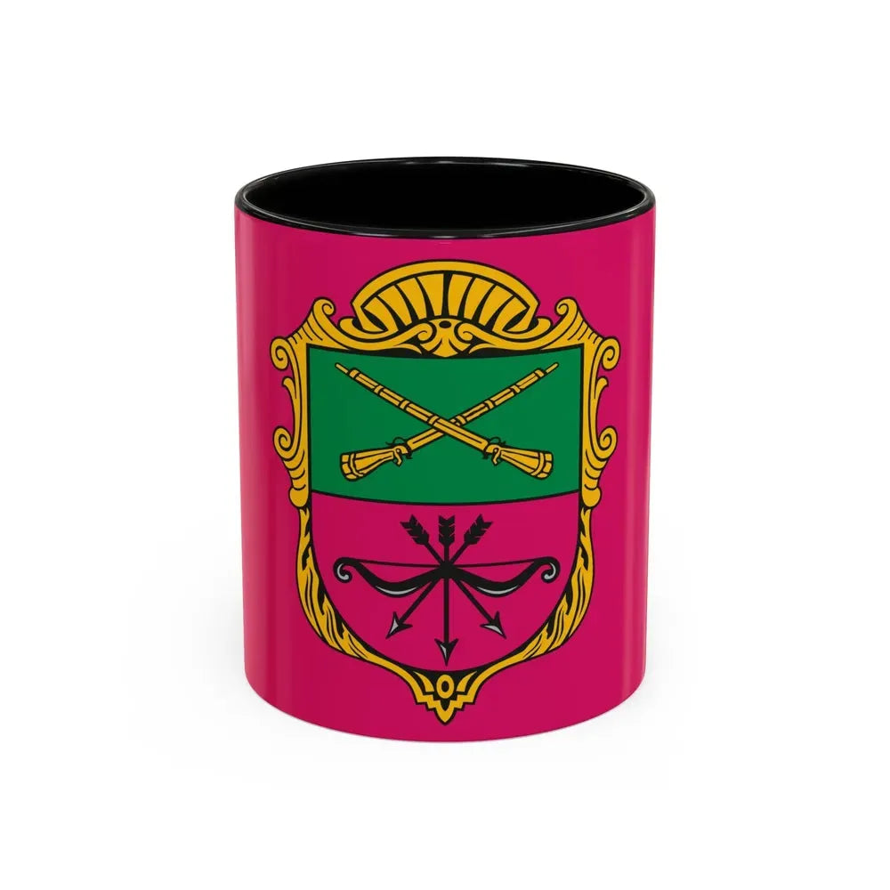 Flag of Zaporizhzhia Ukraine - Accent Coffee Mug 11oz Black - Go Mug Yourself