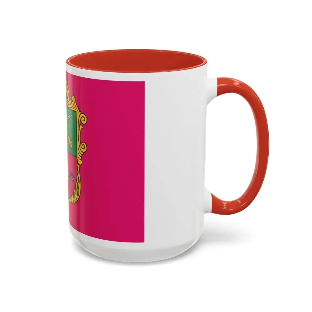Flag of Zaporizhzhia Ukraine - Accent Coffee Mug - Go Mug Yourself