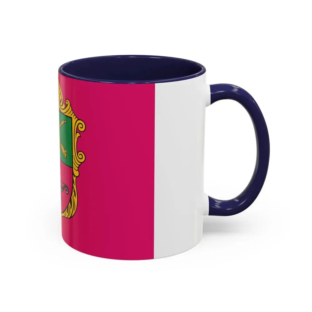 Flag of Zaporizhzhia Ukraine - Accent Coffee Mug - Go Mug Yourself