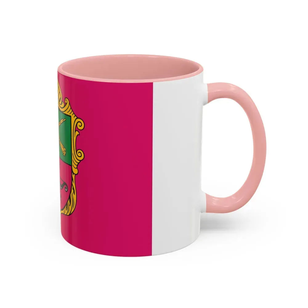 Flag of Zaporizhzhia Ukraine - Accent Coffee Mug - Go Mug Yourself