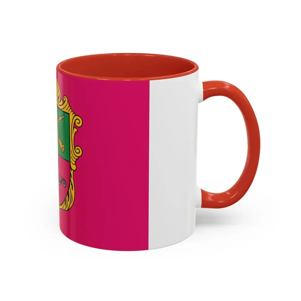 Flag of Zaporizhzhia Ukraine - Accent Coffee Mug - Go Mug Yourself