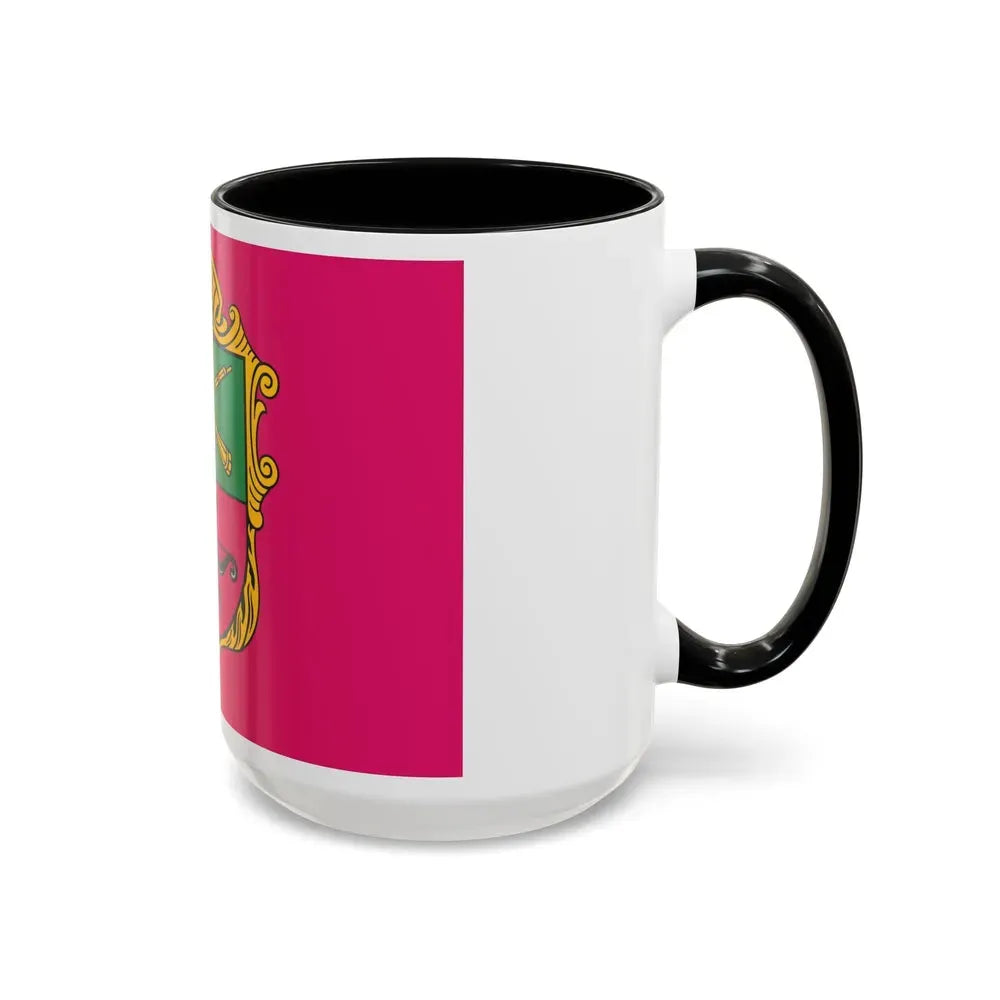 Flag of Zaporizhzhia Ukraine - Accent Coffee Mug - Go Mug Yourself