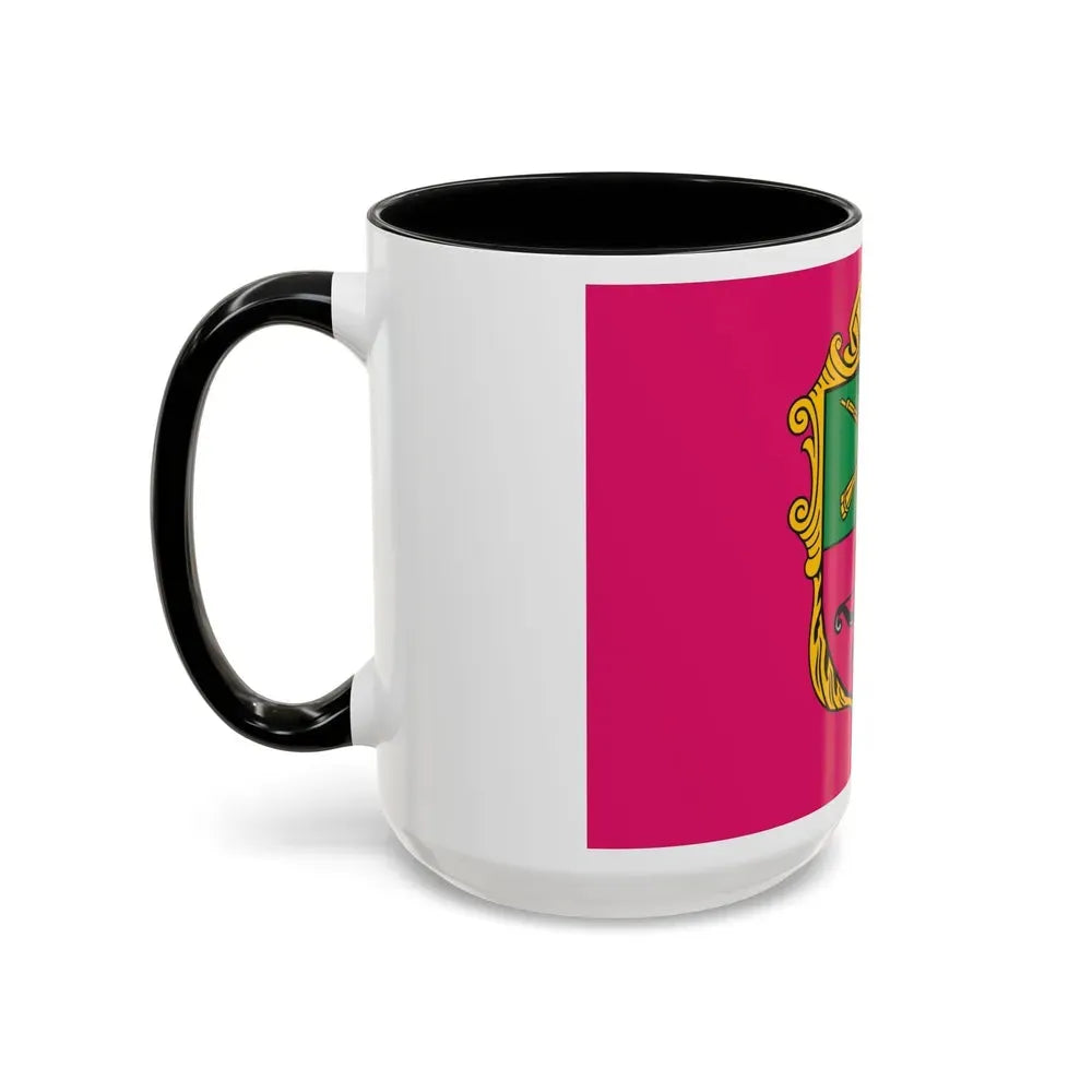 Flag of Zaporizhzhia Ukraine - Accent Coffee Mug - Go Mug Yourself