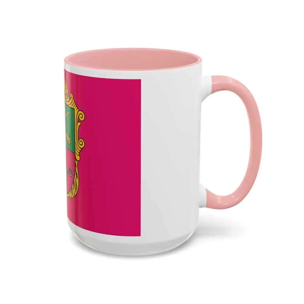 Flag of Zaporizhzhia Ukraine - Accent Coffee Mug - Go Mug Yourself