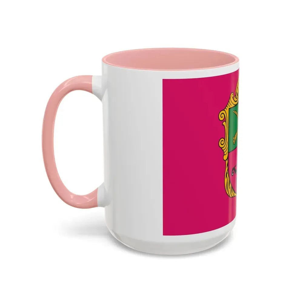 Flag of Zaporizhzhia Ukraine - Accent Coffee Mug - Go Mug Yourself
