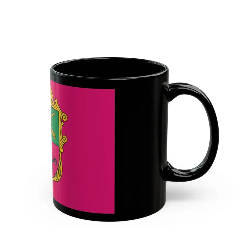 Flag of Zaporizhzhia Ukraine - Black Coffee Mug - Go Mug Yourself