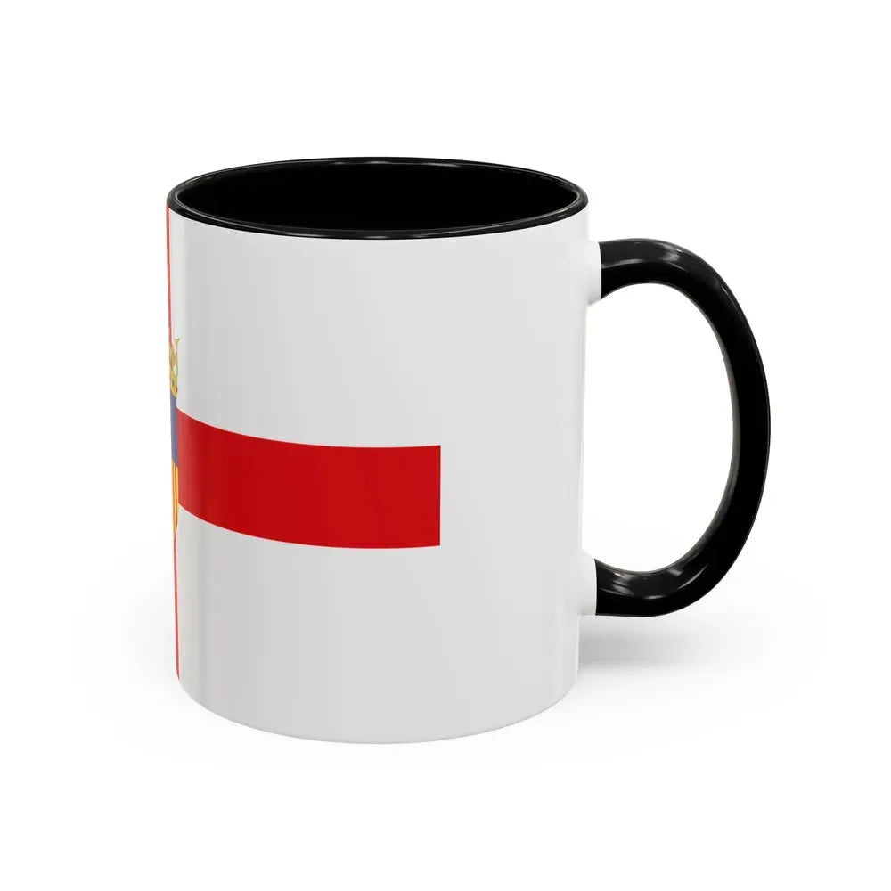Flag of Zaragoza Spain - Accent Coffee Mug - Go Mug Yourself