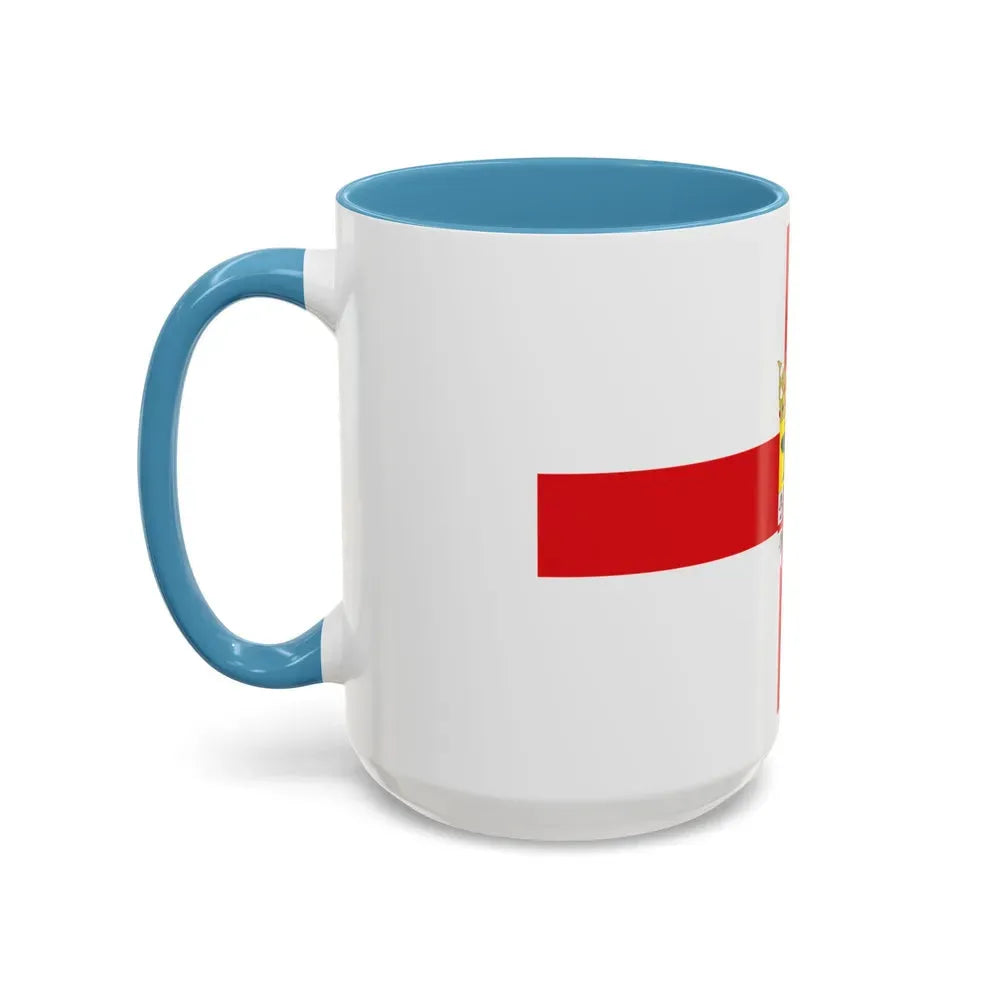 Flag of Zaragoza Spain - Accent Coffee Mug - Go Mug Yourself